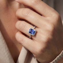 Afbeelding in Gallery-weergave laden, echte round diamant 3.50karaat ring op wit
