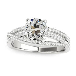 Natuurlijke Diamanten Ring 5ct - Witgoud 14K