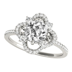 Natuurlijke Diamanten Ring 5ct - Witgoud 14K