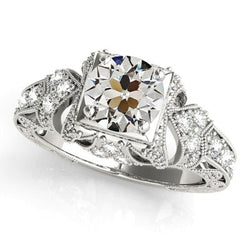 Natuurlijke Diamanten Ring 3.50ct - Witgoud 14K
