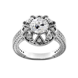 Natuurlijke Diamanten Ring 3.25ct - Witgoud 14K
