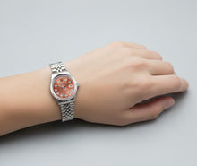 Afbeelding in Gallery-weergave laden, Dames Rolex-horloge Datumjust roestvrij staal jubileum P5
