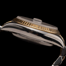 Afbeelding in Gallery-weergave laden, Dames Rolex Datumjust horloge Oester massief goud en roestvrij staal
