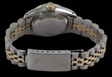 Afbeelding in Gallery-weergave laden, Dames Rolex datum gewoon horloge wijzerplaat tweekleurige Jubileum armband

