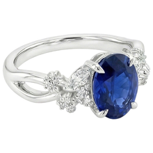Afbeelding in Gallery-weergave laden, echte round diamant 3.50karaat ring profielweergave
