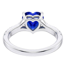 Afbeelding in Gallery-weergave laden, echte round diamant 3.50karaat ring profielweergave
