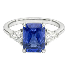 Afbeelding in Gallery-weergave laden, echte diamant 2.25karaat ring close-up detail

