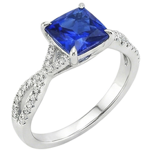 Afbeelding in Gallery-weergave laden, echte round diamant 3.25karaat ring zijaanzicht
