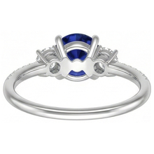 Afbeelding in Gallery-weergave laden, echte round diamant 3.50karaat ring drie kwart
