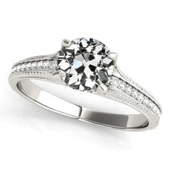 Natuurlijke Diamanten Ring 3.75ct - Witgoud 14K