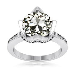 Natuurlijke Diamanten Ring 7ct - Witgoud 14K