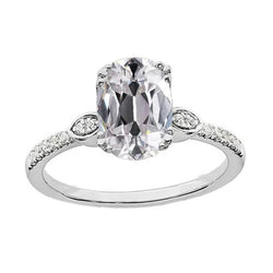 Natuurlijke Diamanten Ring 5ct - Witgoud 14K