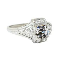 Natuurlijke Diamanten Ring 2.50ct - Witgoud 14K