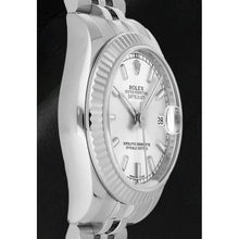 Afbeelding in Gallery-weergave laden, Date-just 31mm Rolex 178274 Witgouden Gecanneleerde Lunette Horloge
