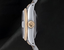Afbeelding in Gallery-weergave laden, Datejust 26mm Rolex 6917 Turkoois Diamanten Wijzerplaat Tweekleurig Horloge

