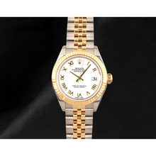 Afbeelding in Gallery-weergave laden, Datejust 279173 Rolex Tweekleurig Dameshorloge met Witte Romeinse Wijzerplaat
