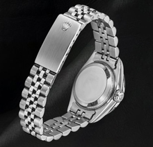 Afbeelding in Gallery-weergave laden, Rolex 6916 Datejust 26mm Blauwe Diamanten Wijzerplaat Roestvrij Staal Diamanten Lunette Horloge
