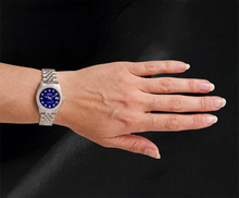 Afbeelding in Gallery-weergave laden, Datejust Rolex 26mm Diamanten Lunette Blauwe Diamanten Wijzerplaat 6916 Roestvrij Staal Horloge

