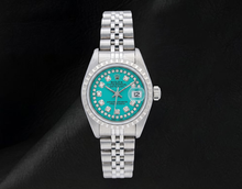 Afbeelding in Gallery-weergave laden, Datejust Rolex 6916 Snoer Diamanten Wijzerplaat 26mm Roestvrij Staal Horloge
