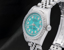 Afbeelding in Gallery-weergave laden, Datejust Rolex 6916 Snoer Diamanten Wijzerplaat 26mm Roestvrij Staal Horloge

