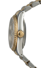Afbeelding in Gallery-weergave laden, Datumjust Rolex-horloge voor dames, tweekleurige grijze Romeinse wijzerplaat
