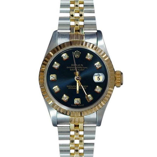 Rolex Blauwe diamanten wijzerplaat