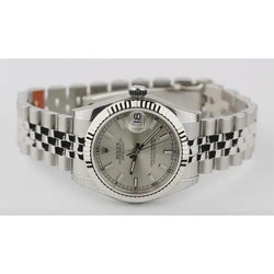 Datejust Rolex Midsize Horloge Jubilee-armband Roestvrij Staal