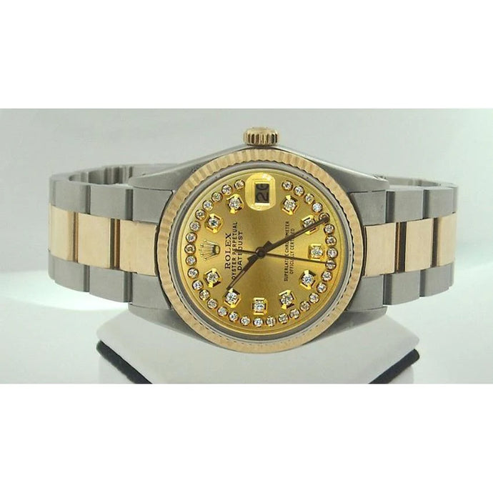 Datumjust Rolex Oester diamanten wijzerplaat Luxe horloge Roestvrij stalen horloge SNELLE INSTELLING
