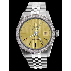 Datumjust Rolex roestvrij staal jubileum champagne stok wijzerplaat heren Rolex horloge snel ingesteld