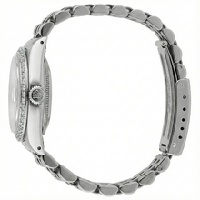 Afbeelding in Gallery-weergave laden, Datumjust roestvrijstalen jubileum diamanten dame Rolex horloge champagne diamant
