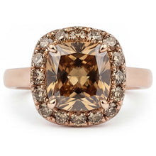 Afbeelding in Gallery-weergave laden, Designer Halo Ring met Woestijn Diamant Diamant – 2 karaat

