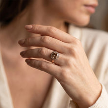 Afbeelding in Gallery-weergave laden, Designer Halo Ring met Woestijn Diamant Diamant – 2 karaat
