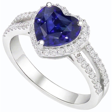 Afbeelding in Gallery-weergave laden, echte round diamant 3.50karaat ring zijaanzicht
