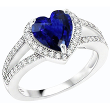 Afbeelding in Gallery-weergave laden, echte round diamant 4karaat ring zijaanzicht
