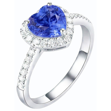 Afbeelding in Gallery-weergave laden, echte round diamant 3.50karaat ring zijaanzicht
