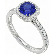 Afbeelding in Gallery-weergave laden, echte round diamant 3karaat ring close-up detail
