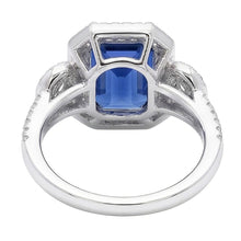 Afbeelding in Gallery-weergave laden, echte round diamant 4.50karaat ring profielweergave
