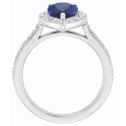 Echte Saffier Ring 4.50 Karaat