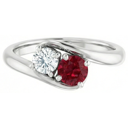 Echte Robijn Ring 1.50 Karaat