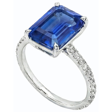 Afbeelding in Gallery-weergave laden, echte round diamant 4.50karaat ring vooraanzicht
