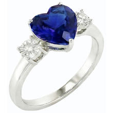 Afbeelding in Gallery-weergave laden, echte round diamant 2.50karaat ring vooraanzicht
