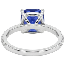 Afbeelding in Gallery-weergave laden, echte round diamant 2.50karaat ring op wit
