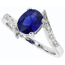 Afbeelding in Gallery-weergave laden, echte round diamant 2.50karaat ring bovenaanzicht
