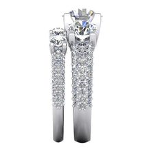 Afbeelding in Gallery-weergave laden, Diamanten Effenen Verlovingsring 4.11 Karaat Wit Goud 14K Nieuw
