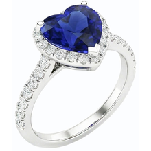 Afbeelding in Gallery-weergave laden, echte round diamant 3.50karaat ring zijaanzicht
