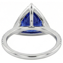 Afbeelding in Gallery-weergave laden, echte round diamant 4karaat ring profielweergave

