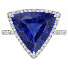 Afbeelding in Gallery-weergave laden, echte round diamant 4karaat ring vooraanzicht
