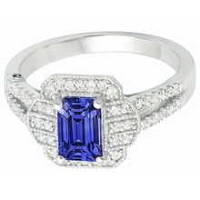 Afbeelding in Gallery-weergave laden, echte round diamant 2.50karaat ring zijaanzicht
