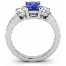 Afbeelding in Gallery-weergave laden, echte diamant 2karaat ring op wit
