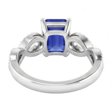 Afbeelding in Gallery-weergave laden, Diamanten Jubileumring Emerald Sapphire 3,50 Carats Infinity Style
